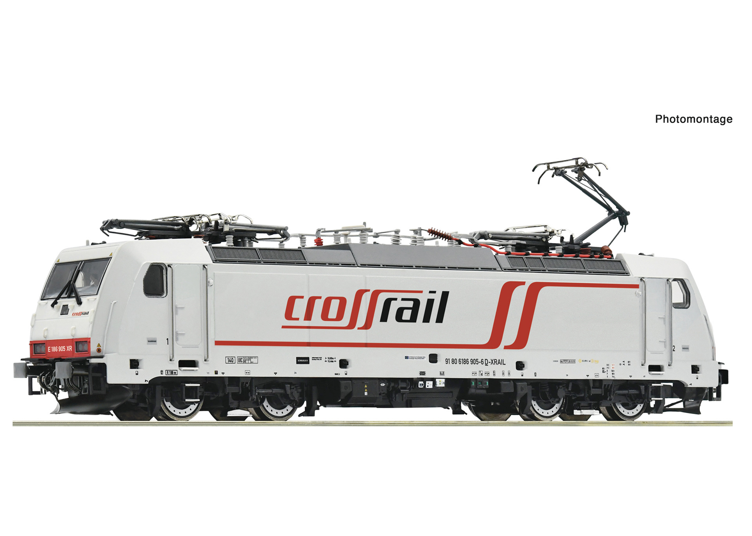 Roco 7500099 Crossrail E-Lokomotive 186 905-6 DC   Roco 7500099 Crossrail E-Lokomotive 186 905-6 DC