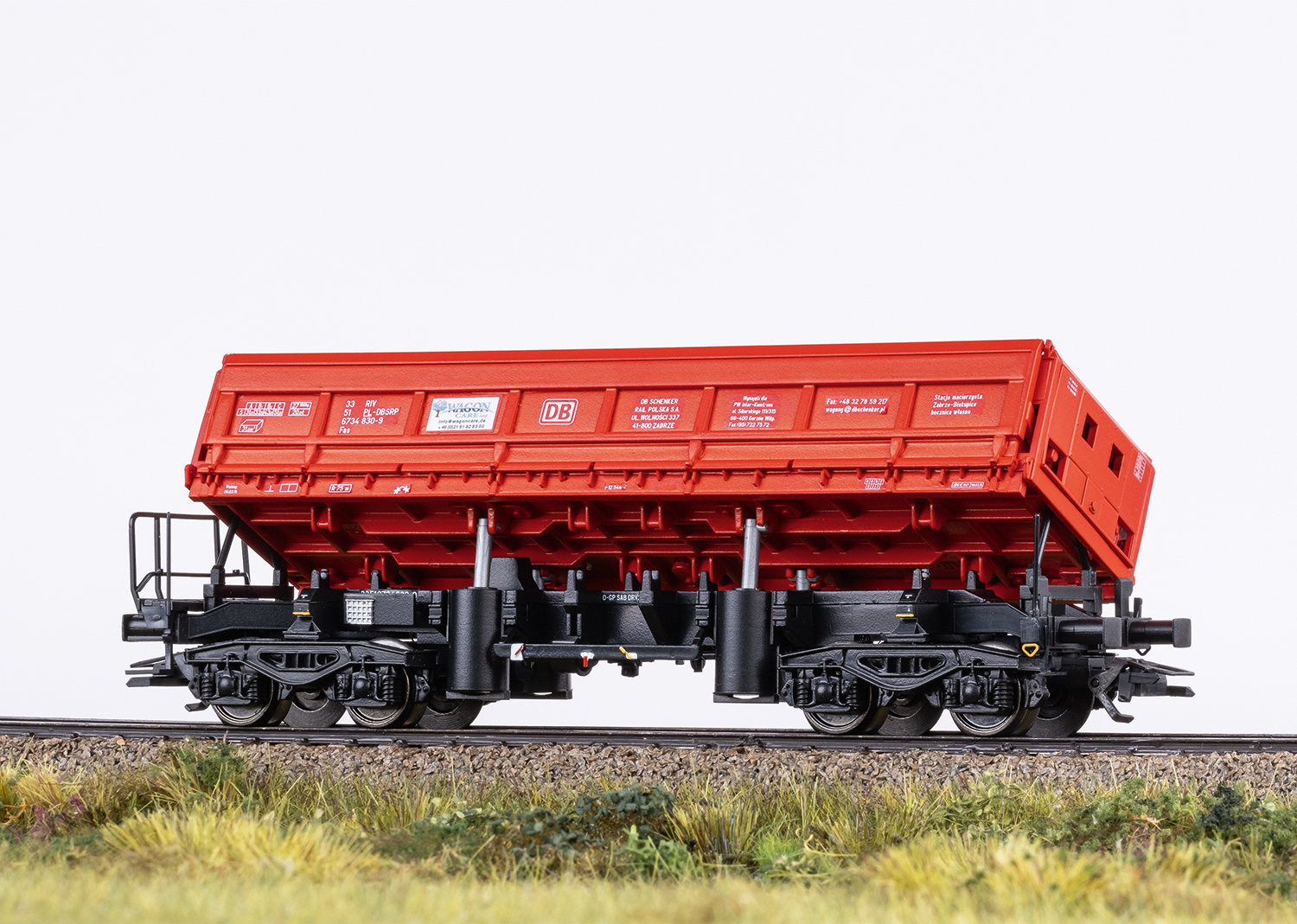 Märklin 48458 DB Schenker Seitenkippwagen-Set 3-tlg.  Märklin 48458 DB Schenker Seitenkippwagen-Set 3-tlg.