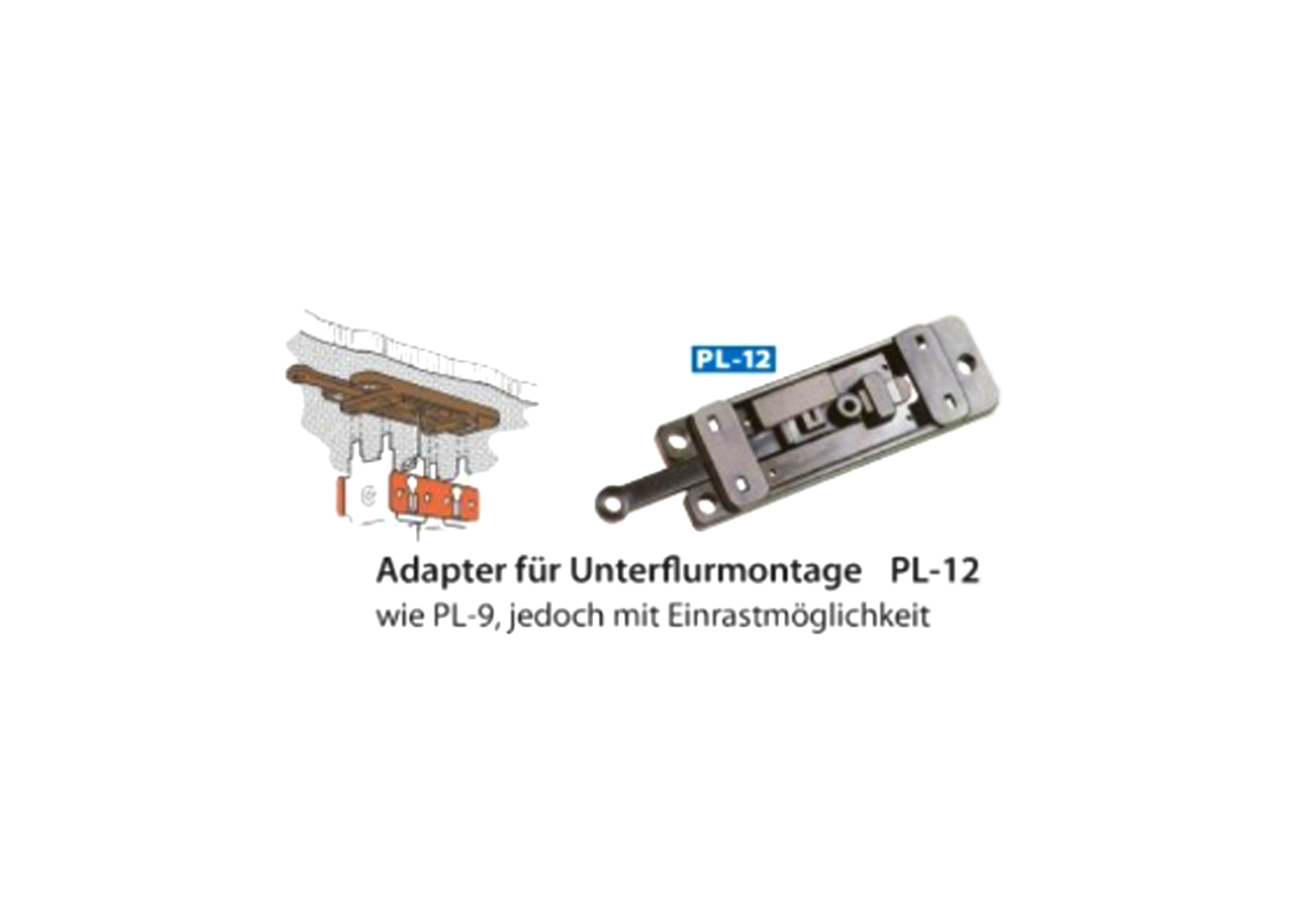 Peco PL-12 Adapter für Unterflurmontage (VE2)  Peco PL-12 Adapter für Unterflurmontage (VE2)