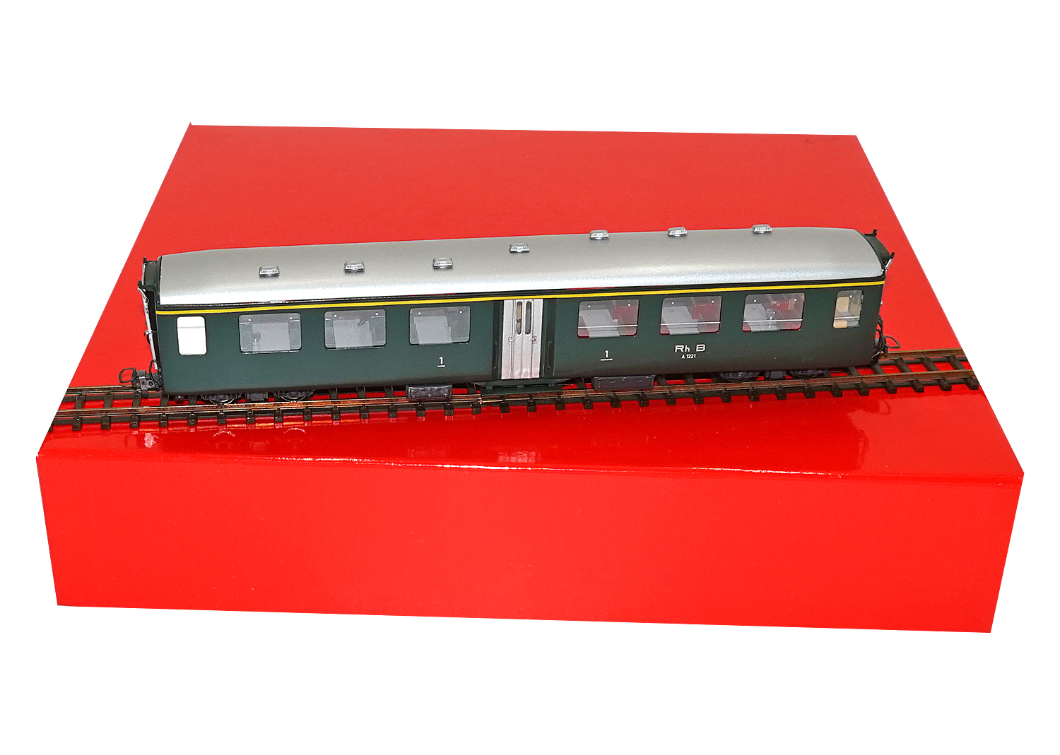 WABU H0m RhB Mitteleinstiegwagen  A 1221 DC WABU H0m RhB Mitteleinstiegwagen  A 1221 DC