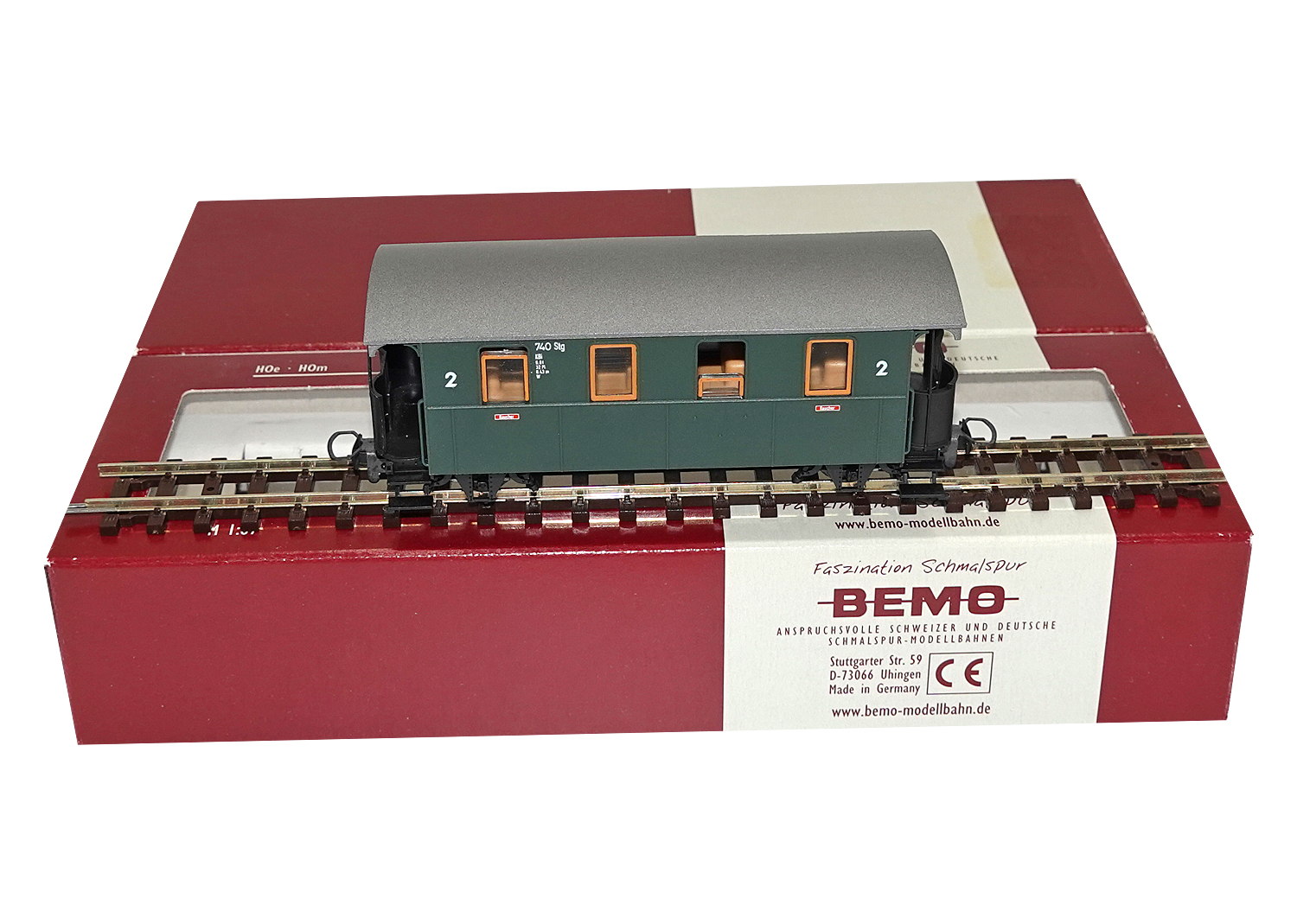 Bemo 3003820 H0e DB Personenwagen 2-achsig KBi 740 