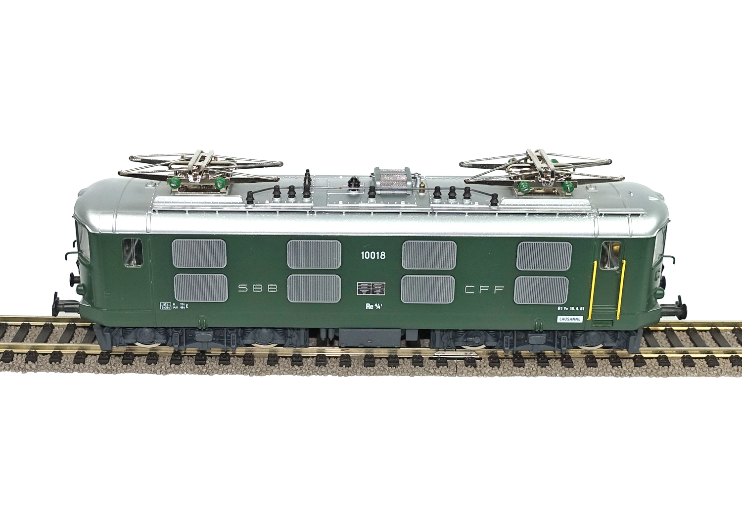 Hag 226 SBB Re 4/4 I Serie 1 grün 10018 Lausanne DC  Hag 226 SBB Re 4/4 I Serie 1 grün 10018 Lausanne DC
