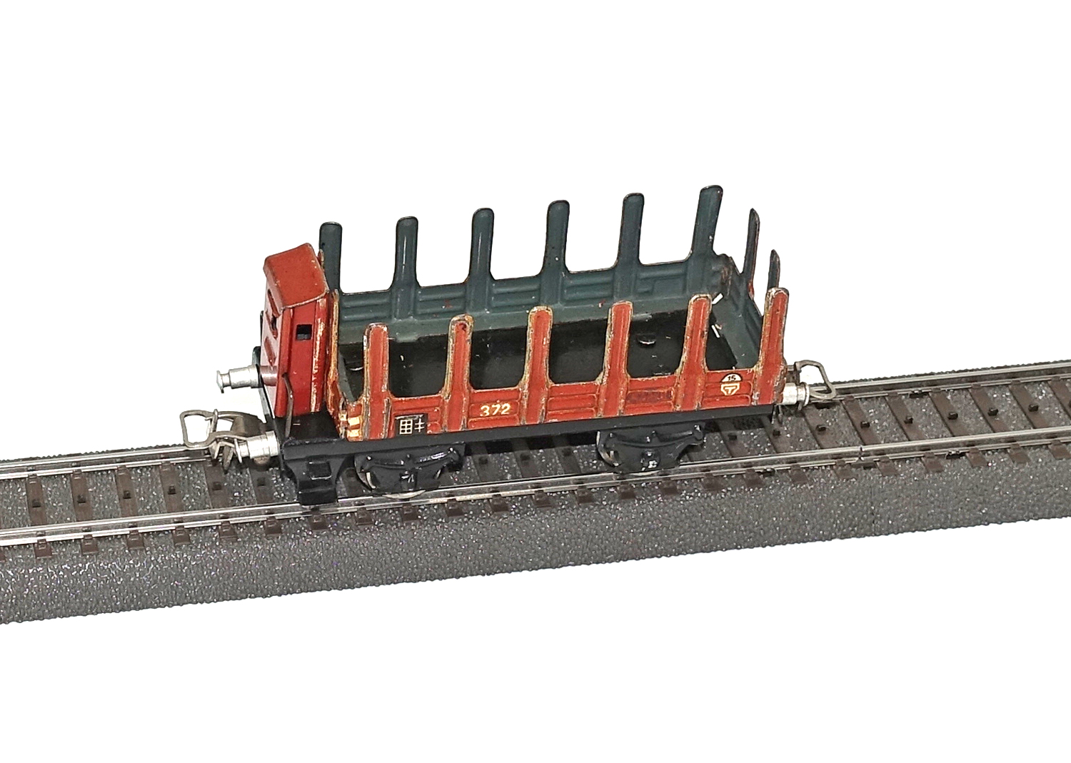 Märklin 372 Rungenwagen mit Bremserhaus 