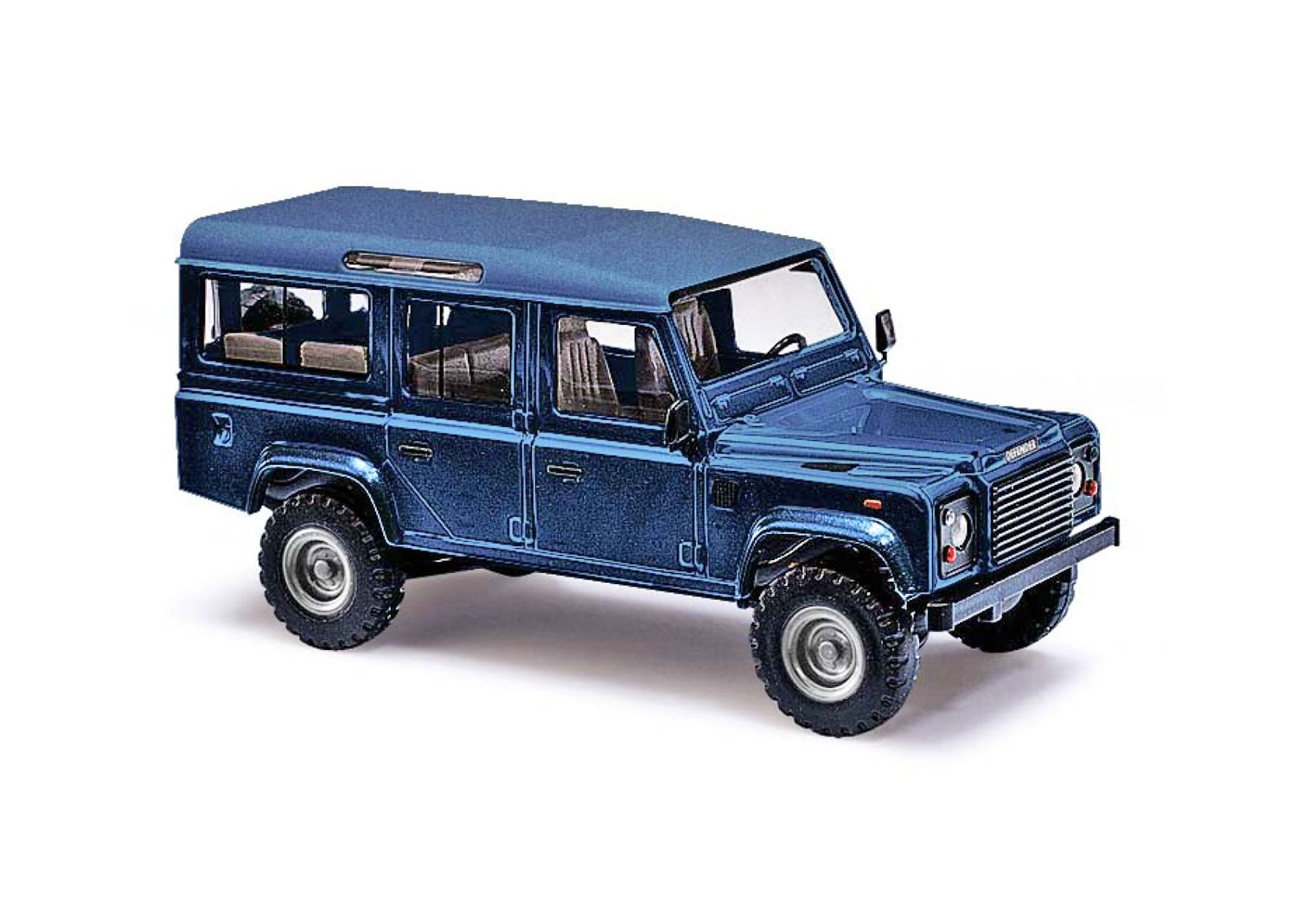 Busch 50352 Land Rover Defender Metallica blau 