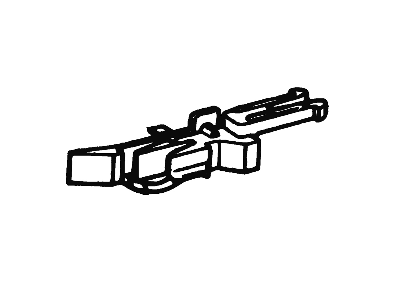 Roco-E-5101 Roco H0 40270 KK mit Vorentkupplung (4 St)