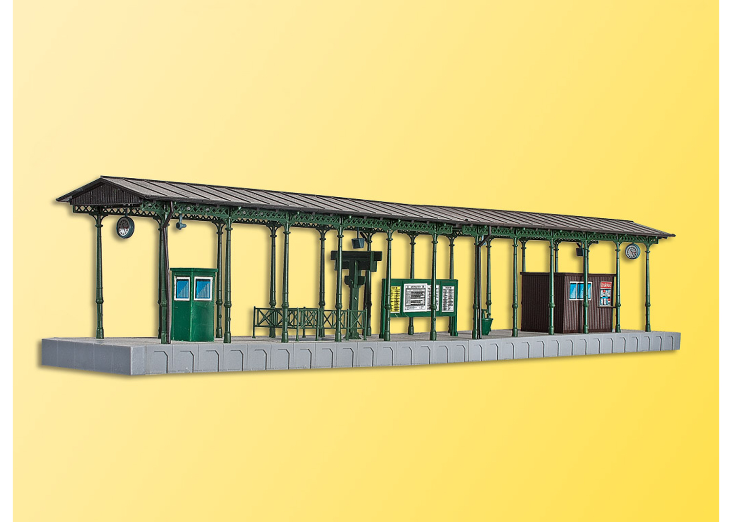 Kibri 39566 Bahnsteig Hofheim mit Dach
