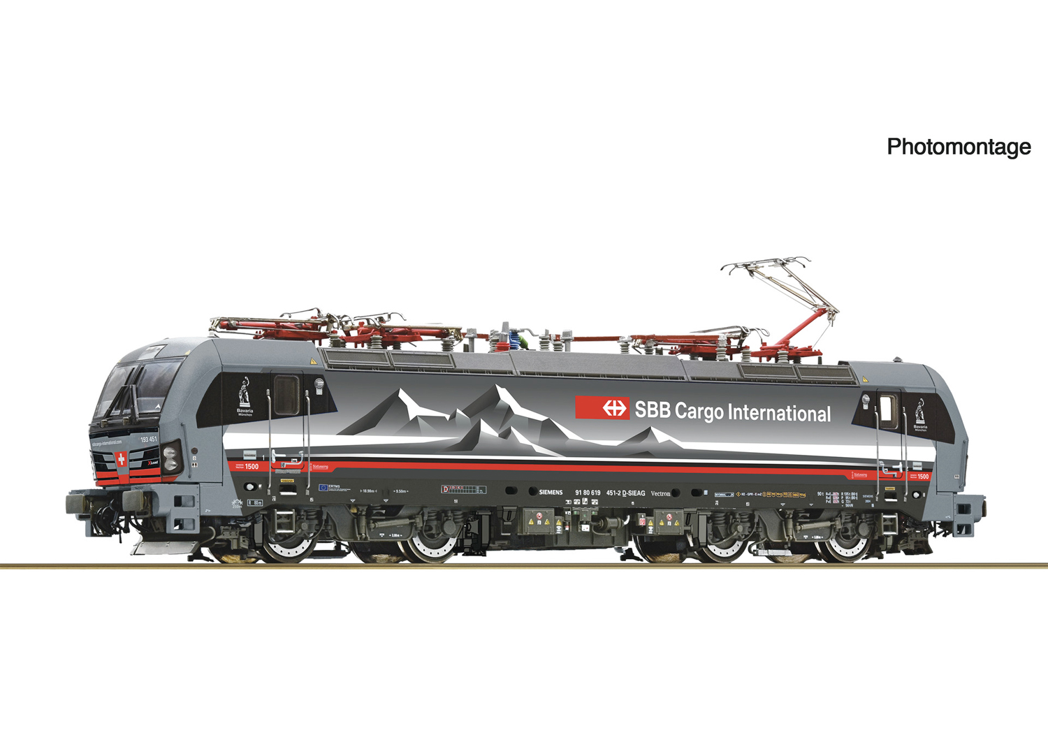 Roco 7500107 SBB E-Lokomotive 193 Cargo Intern. DC  Roco 7500107 SBB E-Lokomotive 193 Cargo Intern. DC