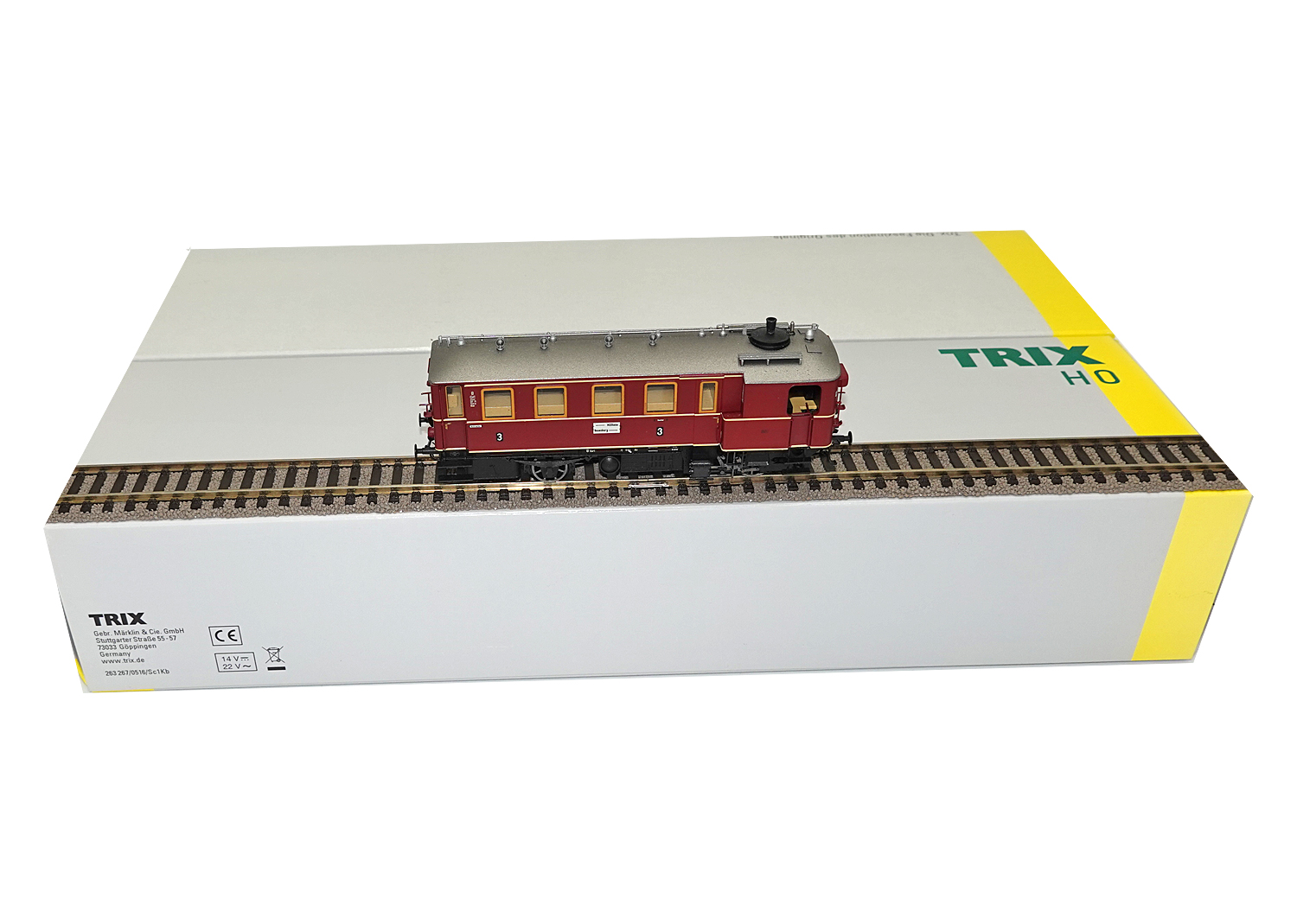 Trix 22033 DB Dampftriebwagen Kittel DC 