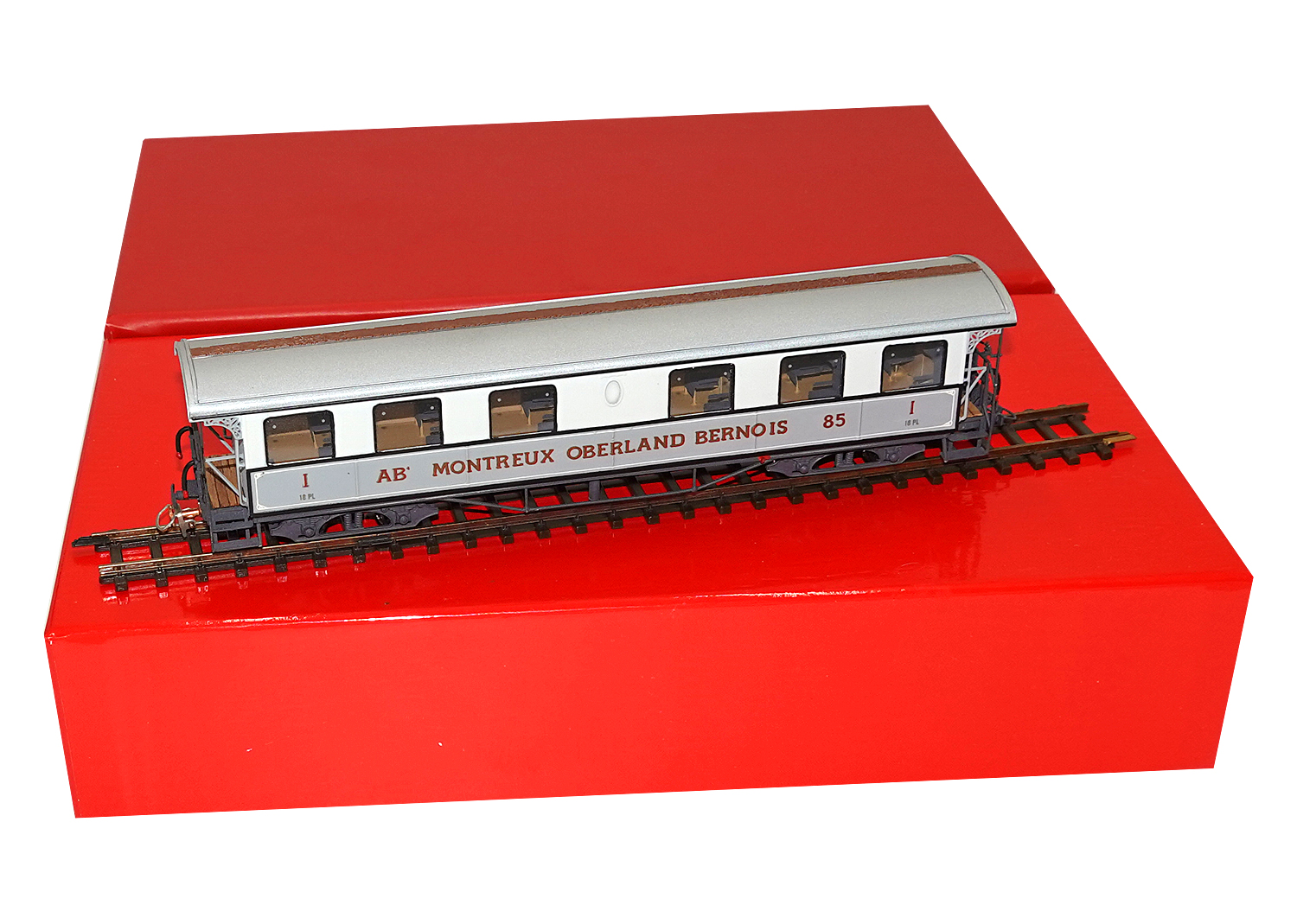 Motreno 2221 H0m MOB Personenwagen AB 85 Ep. 1911 perlgrau