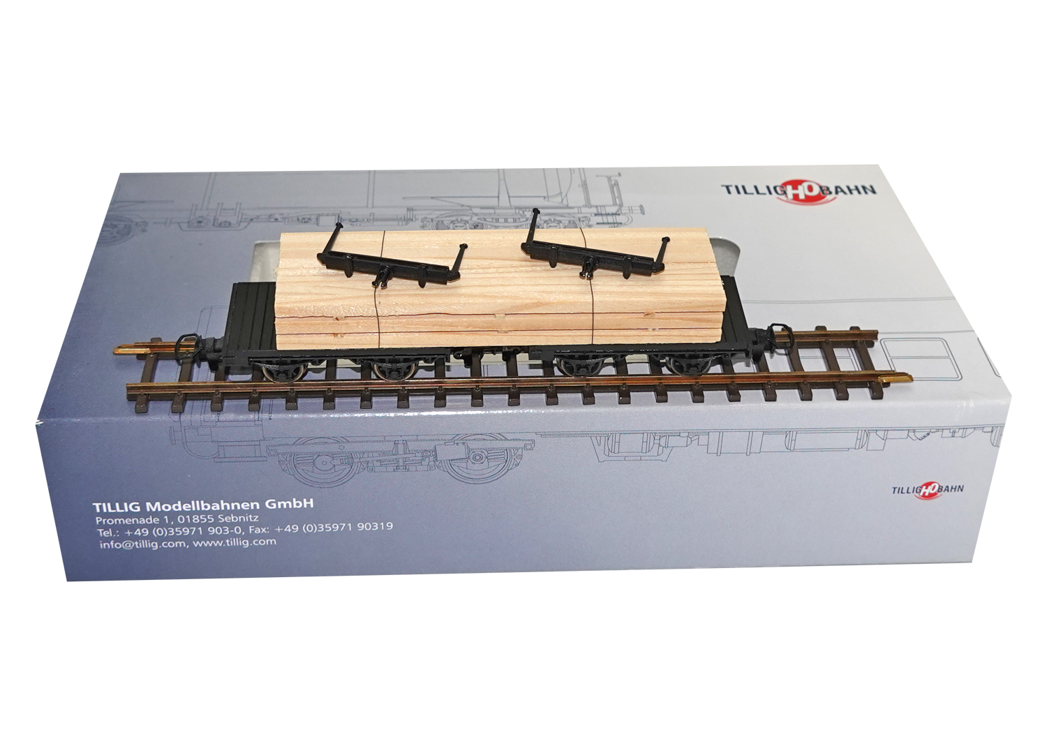 Tillig 15918 H0m DR Drehschemelwagenpaar 97-94-08/04 DC 