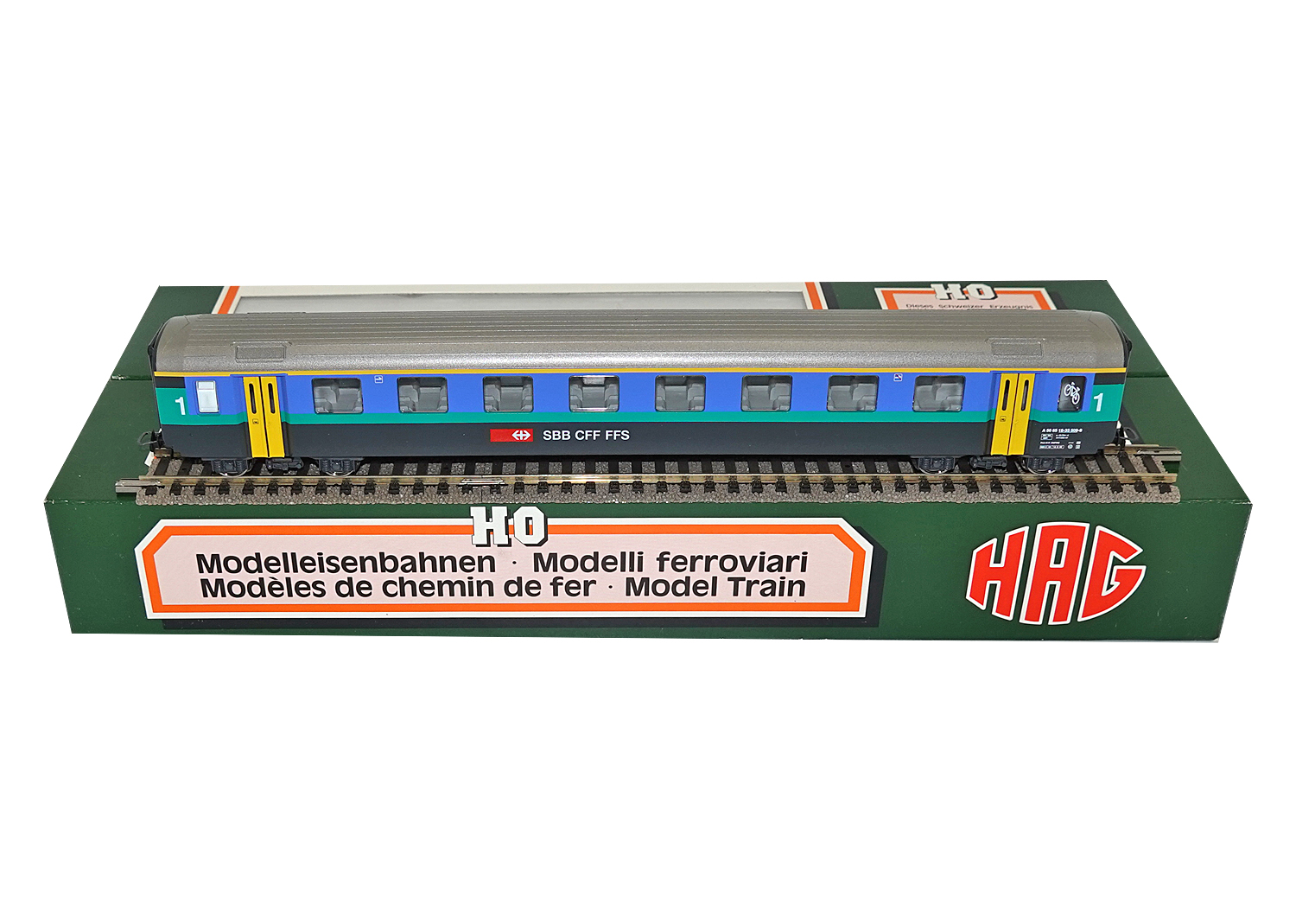 Hag 51011 SBB Personenwagen Regio Papagei 1. Klasse DC