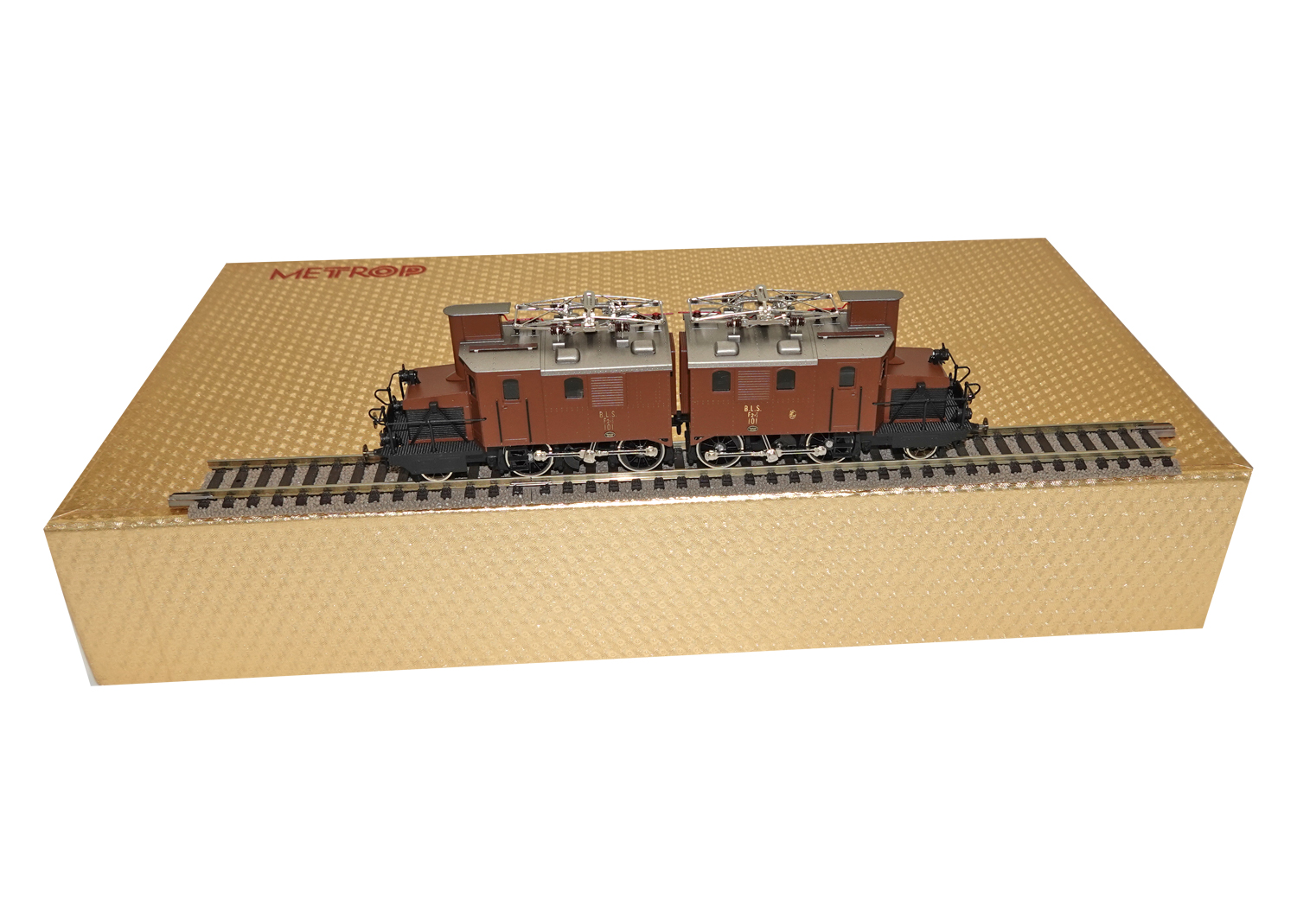 Metropolitan 691 BLS E-Lokomotive F2x2/3 (Be 4/6) Nr. 101 braun DC
