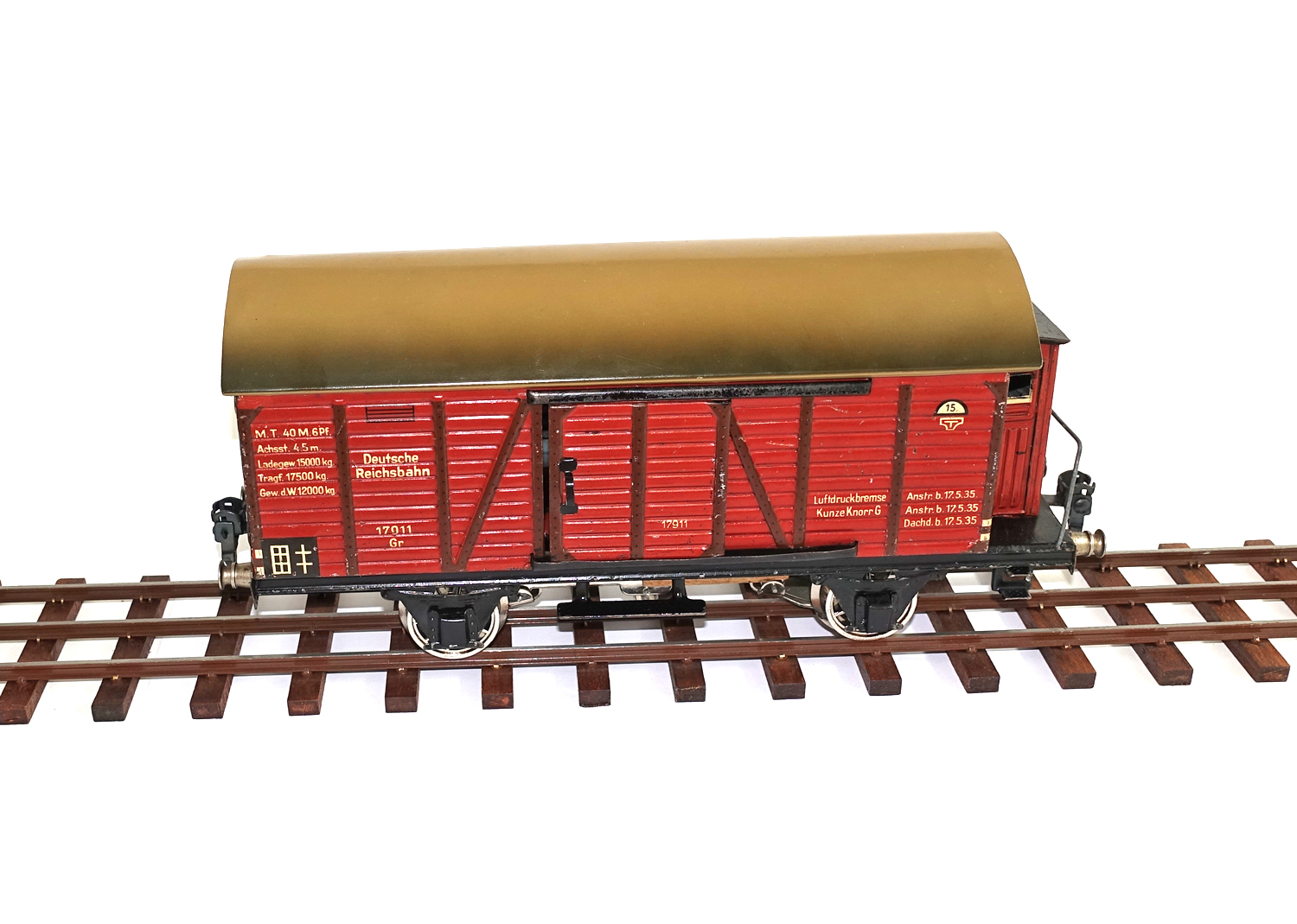 Märklin 1791 gedeckter Güterwagen 17911 mit Bremserhaus  Märklin 1791 gedeckter Güterwagen 17911 mit Bremserhaus