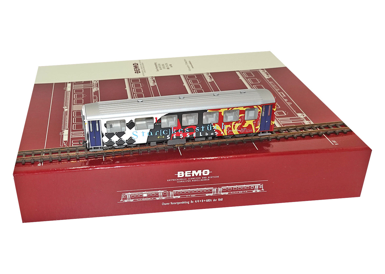 Bemo 3256171 RhB Salonwagen Starckes Stück AS 1171 