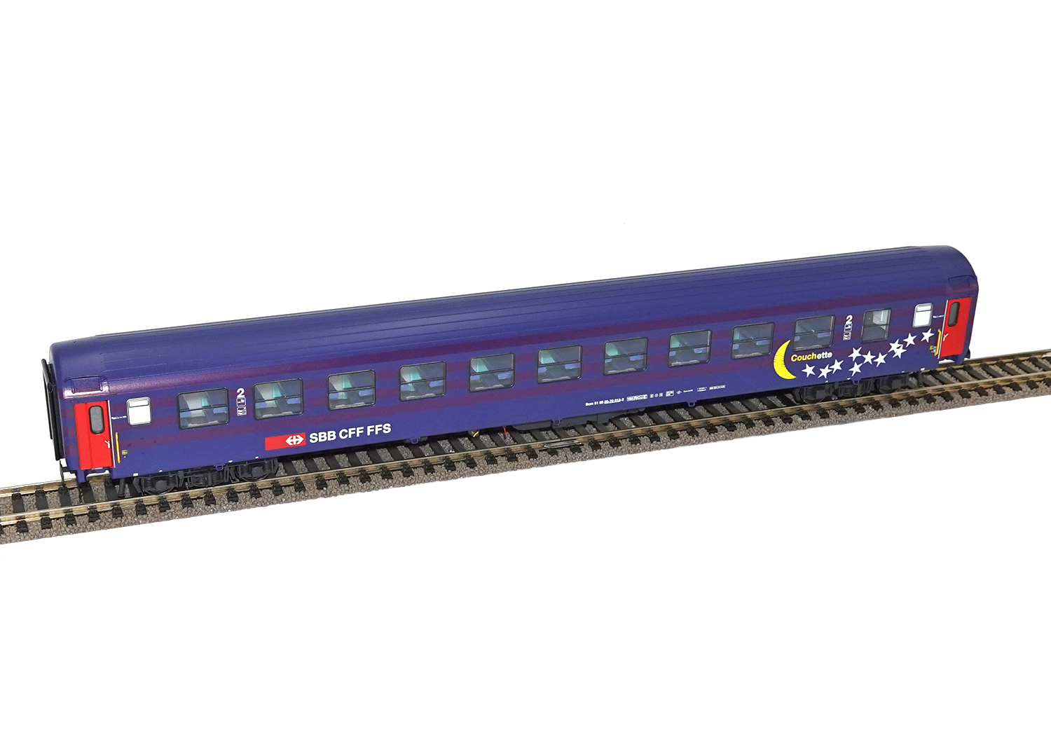 LS 47335 SBB 2-teiliges Set Liegewagen Nachtposition Ep. IV-V  LS 47335 SBB 2-teiliges Set Liegewagen Nachtposition Ep. IV-V