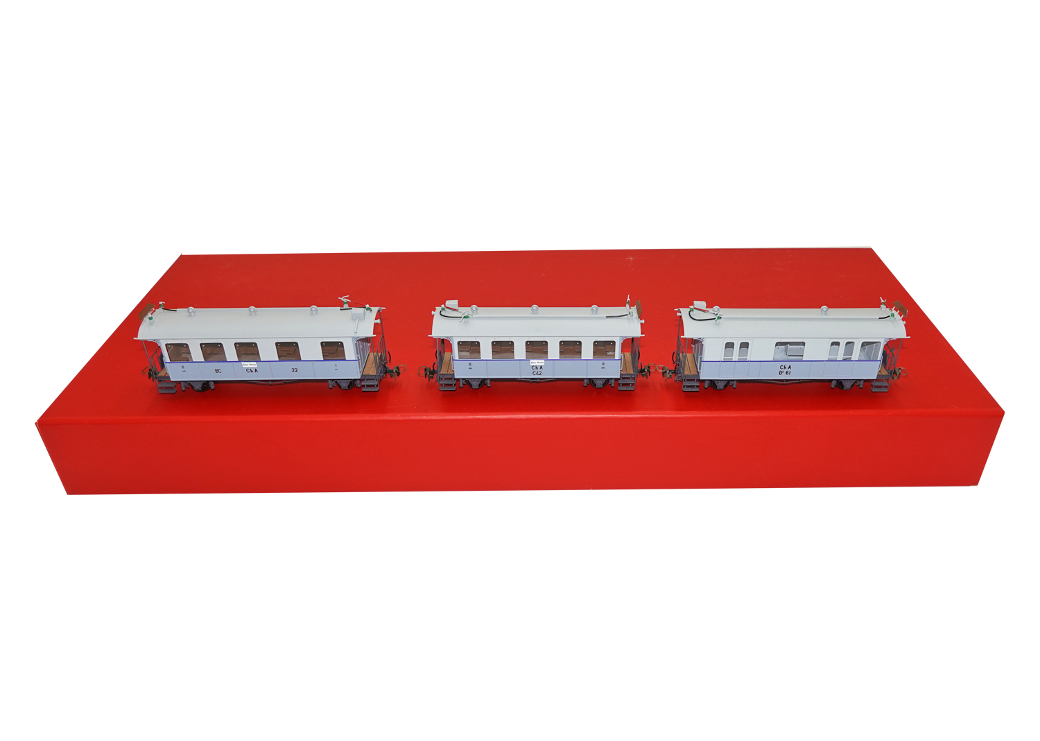 Motreno BCFe6 H0m ChA 4-tlg. Triebwagen Set BCFe 6 Chur-Arosa 