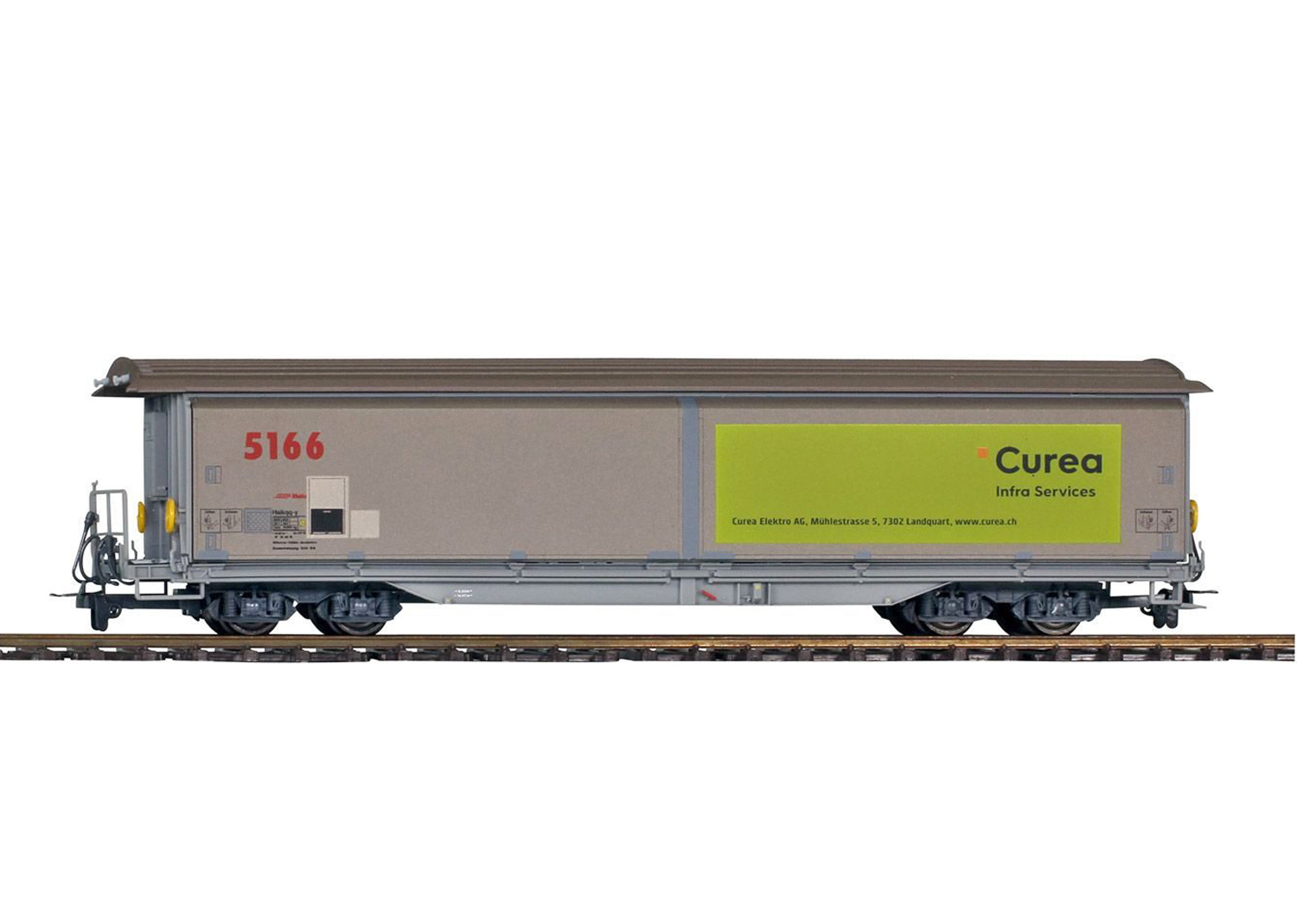 Bemo 2288156  RhB Curea Infra Services 5166  Bemo 2288156  RhB Curea Infra Services 5166