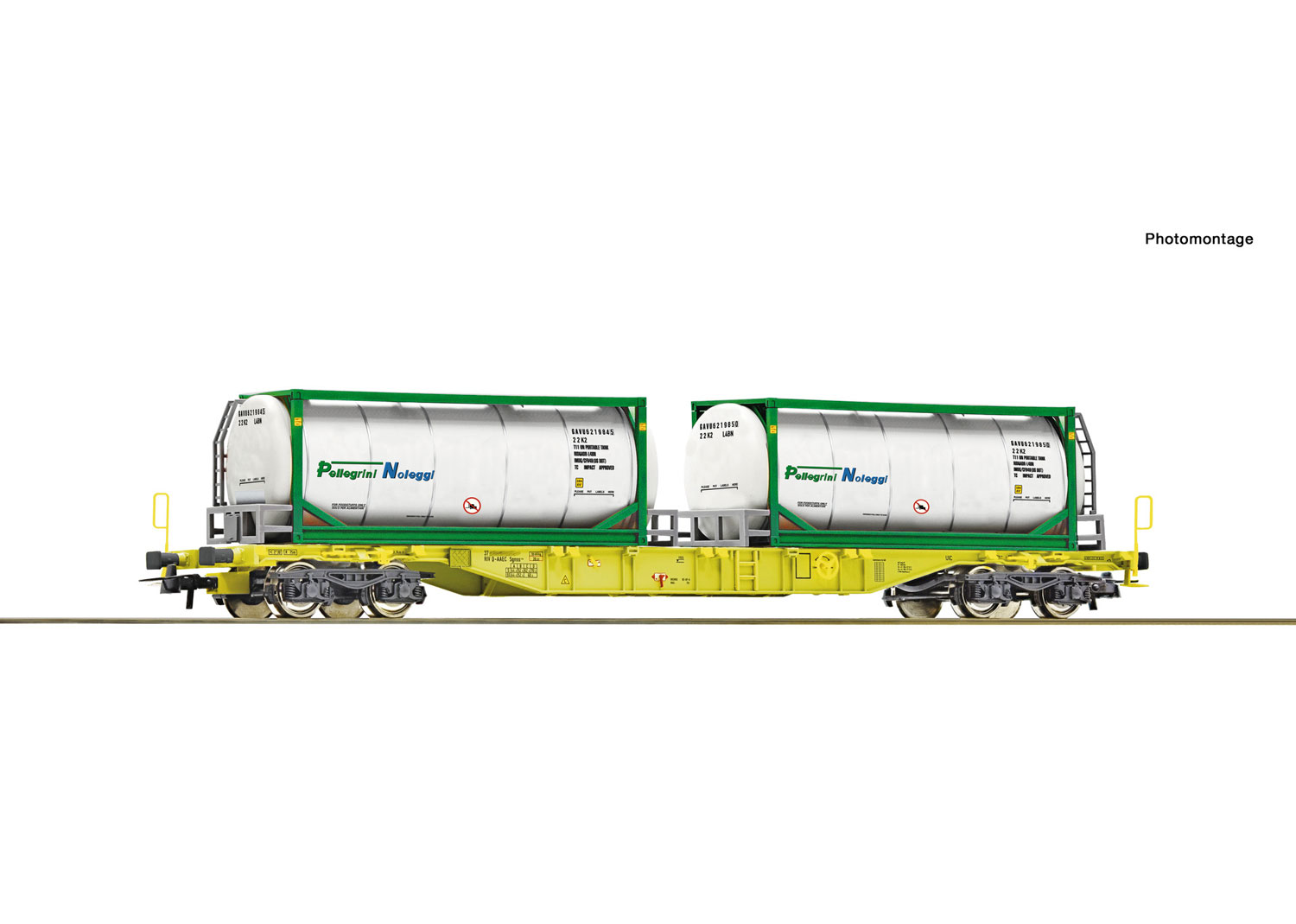 Roco 6600279 GATX Containertragwagen Pellegrini