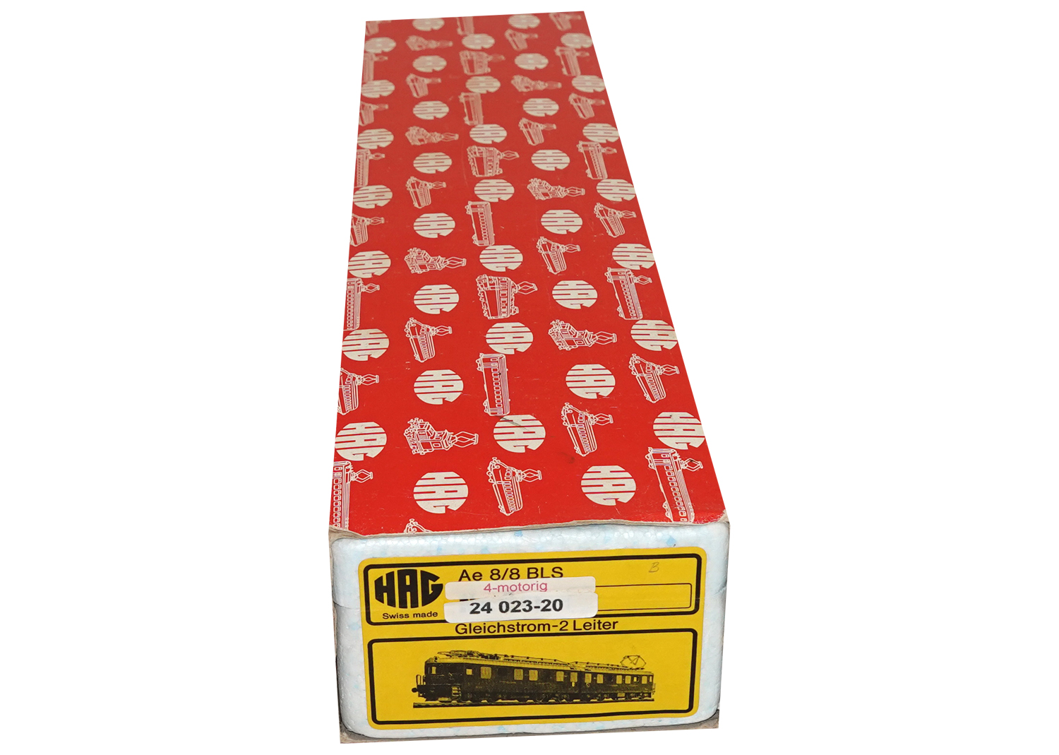 Hag 24023-20 BLS Lokomotive Ae 8/8 rot 4-motorig DC 