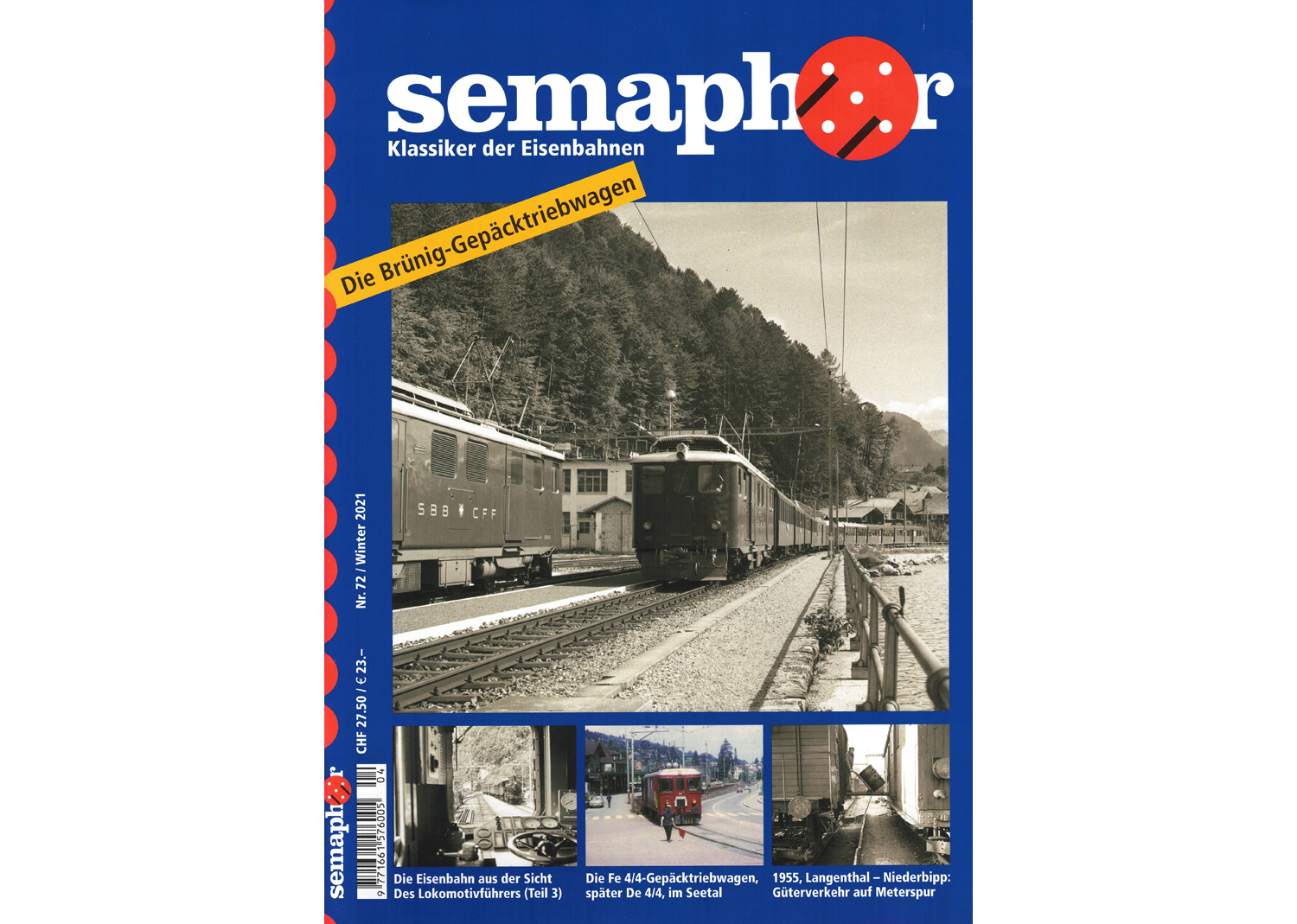 Semaphor Winter 2021 Die Brünig-Gepäcktriebwagen