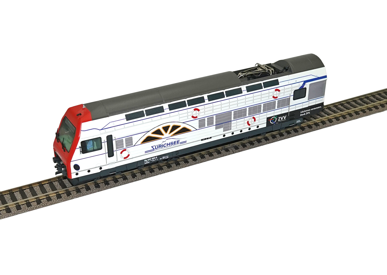 Hag 30032-21 SBB S-Bahn Re 450 Lokomotive Zürisee DCC