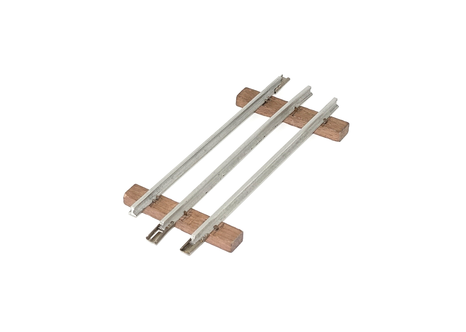Buco 0 75 DE gerade Schiene 13cm Aluminium 3-Leiter