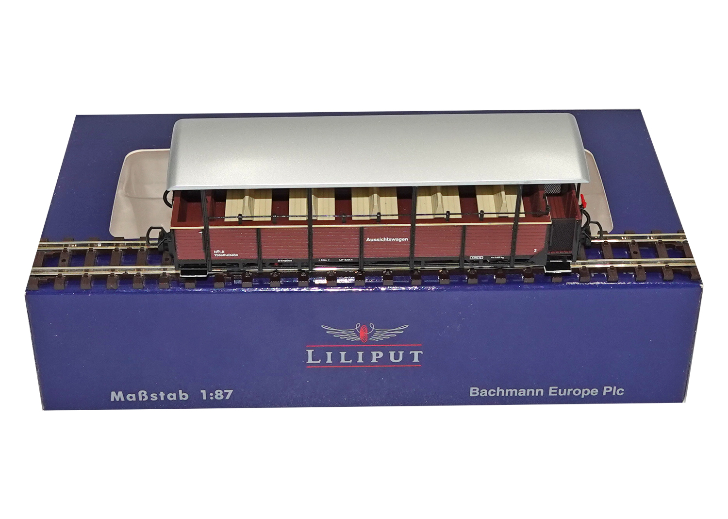 Liliput 344410 H0e NÖLB Aussichtswagen Ybbsthalbahn 3-achs. 
