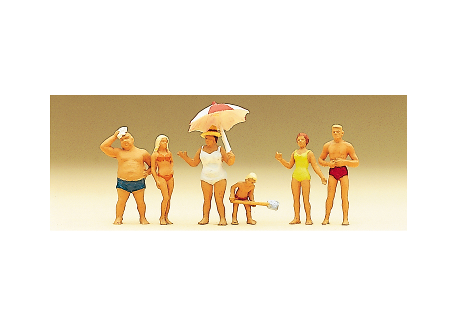 Preiser 10283 Familie Krause am Strand 
