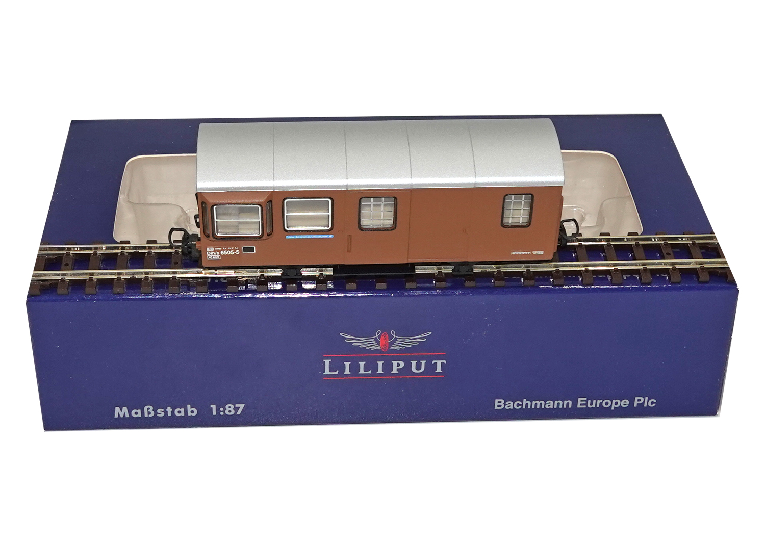 Liliput 376905 H0e ÖBB Gepäckwagen braun 6505-5 