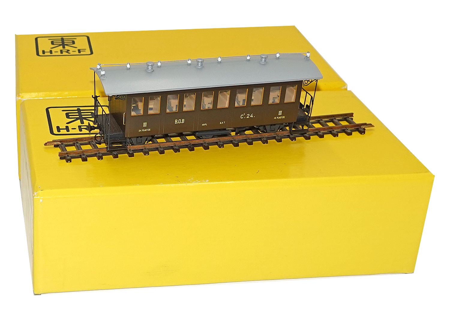 HRF-1820A BOB H0m Personenwagen dreiachsig C3 Nr. 24 DC