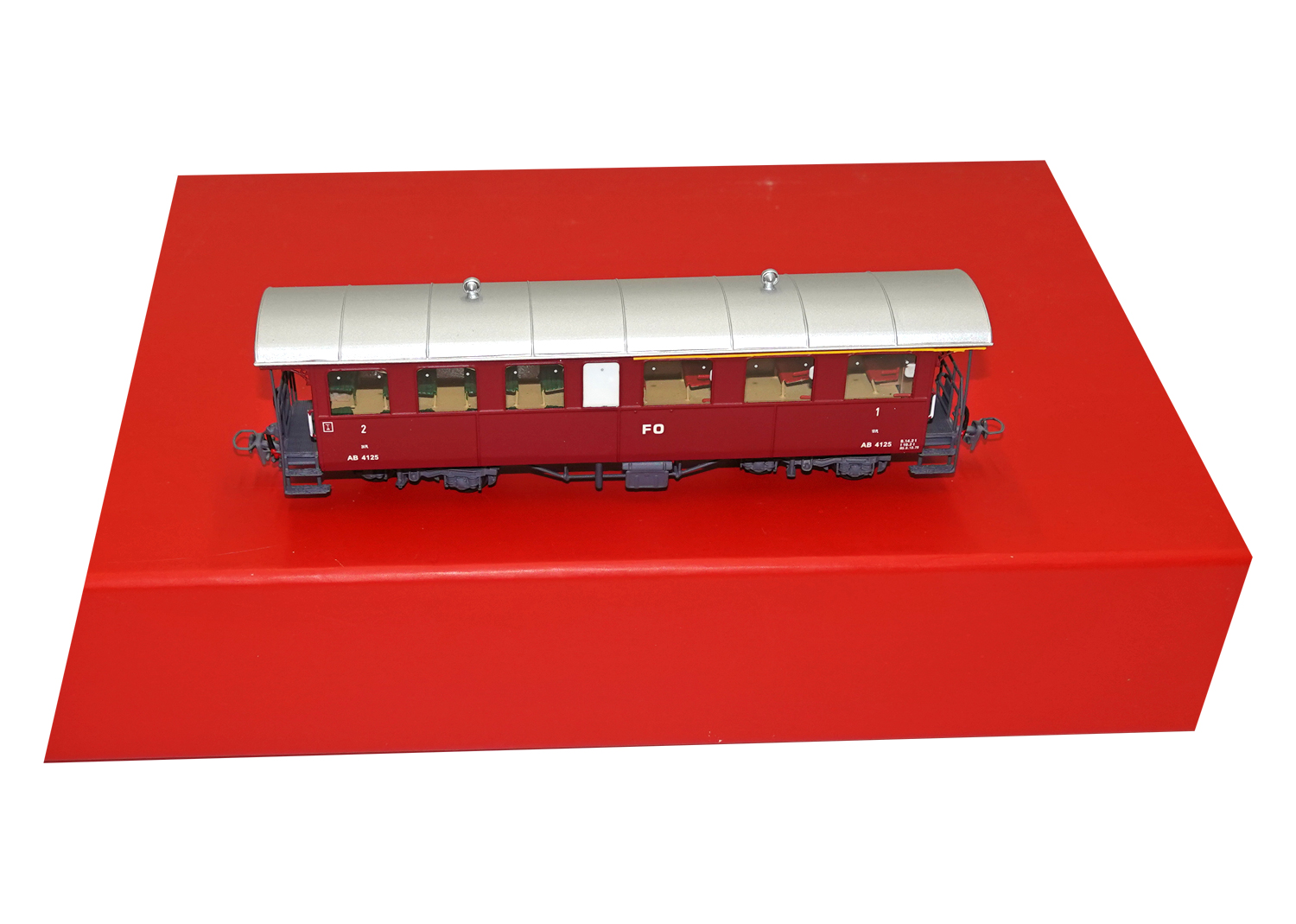 Motreno 3105 H0m FO 5-tlg.Personenwagen Set dunkelrot 