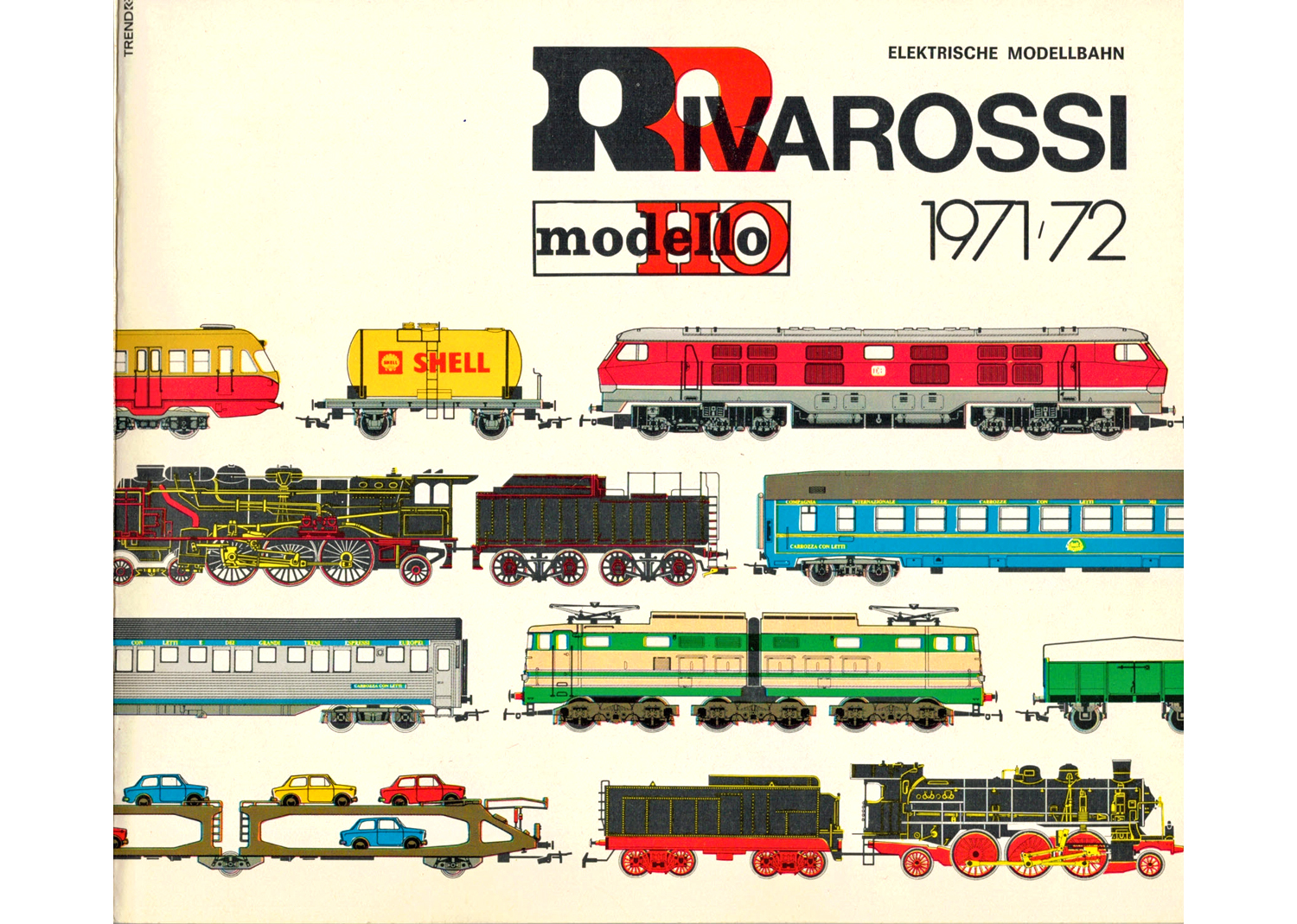 Rivarossi H0 Katalog 1971/1972 Rivarossi H0 Katalog 1971/1972