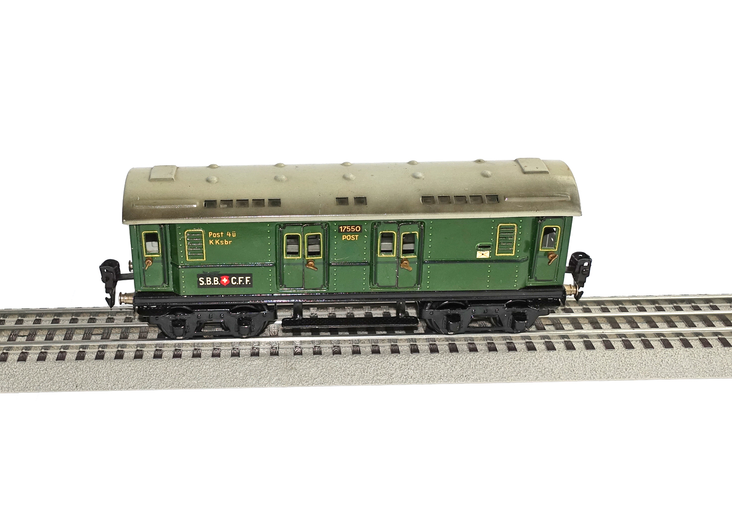 Märklin 1755 SBB Postwagen grün 