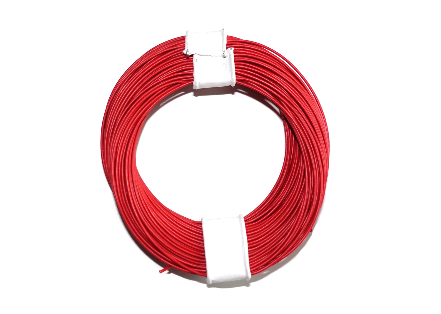 1-Kupferlitze, Querschnitt 0,04 mm², 10 m, rot