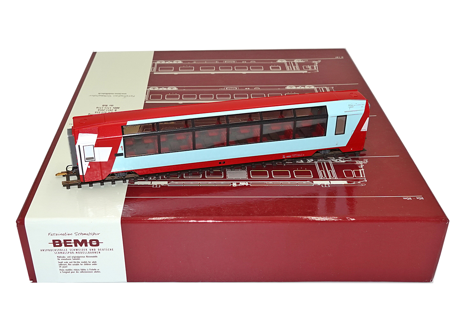 Bemo 3288272 MGB Panoramawagen GEX Ap 4022 