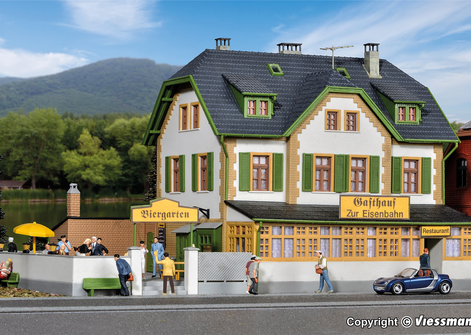 Kibri 38197 Gaststätte zur Eisenbahn  Kibri 38197 Gaststätte zur Eisenbahn
