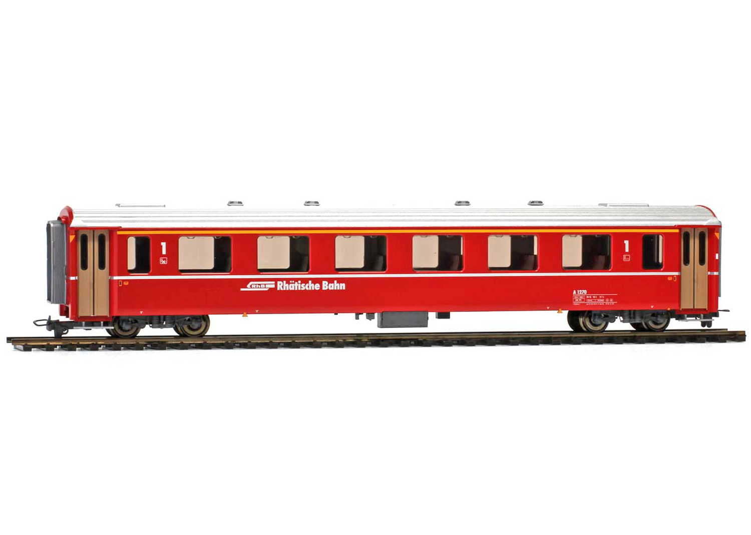 Bemo 3242130 RhB A 1270 Einheitswagen II rot  Bemo 3242130 RhB A 1270 Einheitswagen II rot