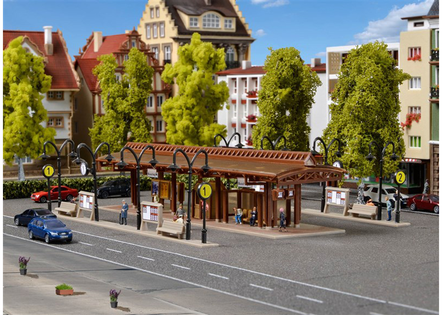 Vollmer 47580 Busstation, überdacht  Vollmer 47580 Busstation, überdacht