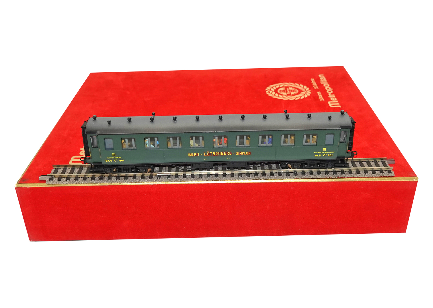 Metropolitan 6080 BLS Wagen-Set 5-tlg. mit Schattenschrift 