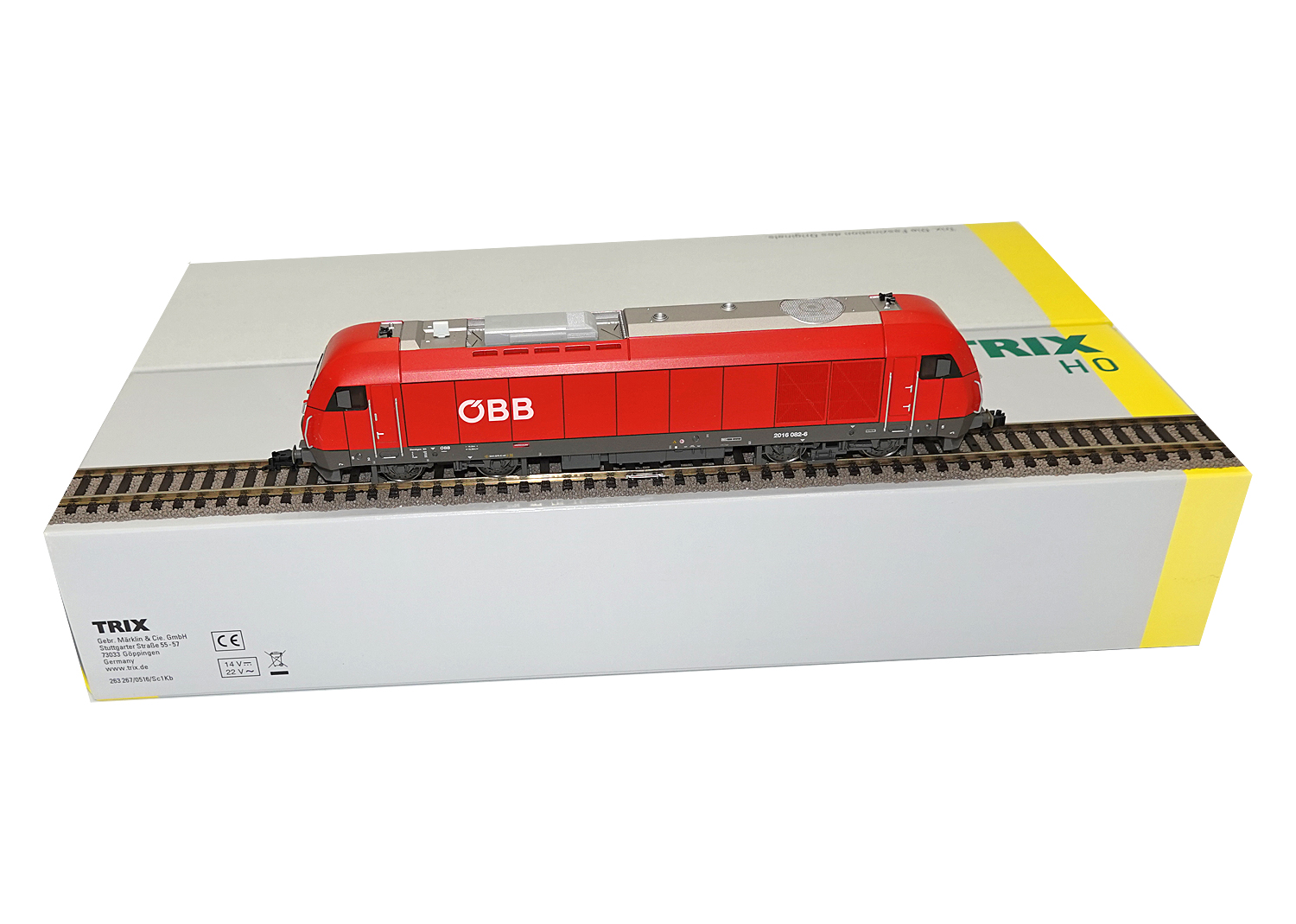 Trix 22081 ÖBB Diesellokomotive. Reihe 2016 DC 