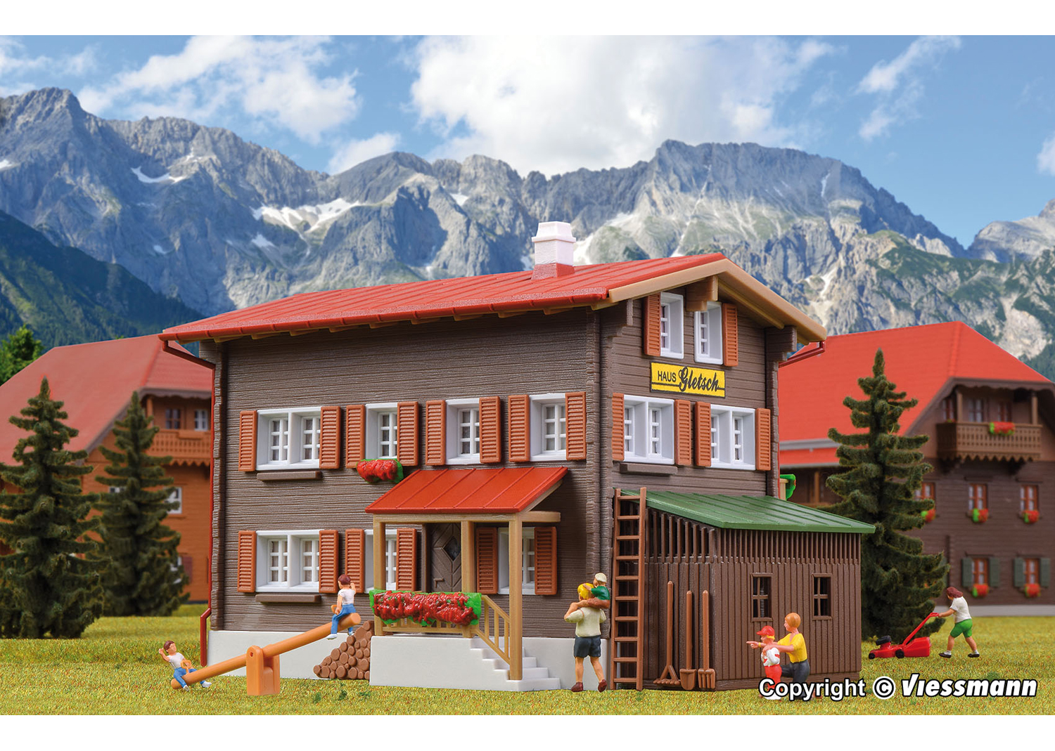 Kibri 38033 H0 Haus Gletsch  Kibri 38033 H0 Haus Gletsch
