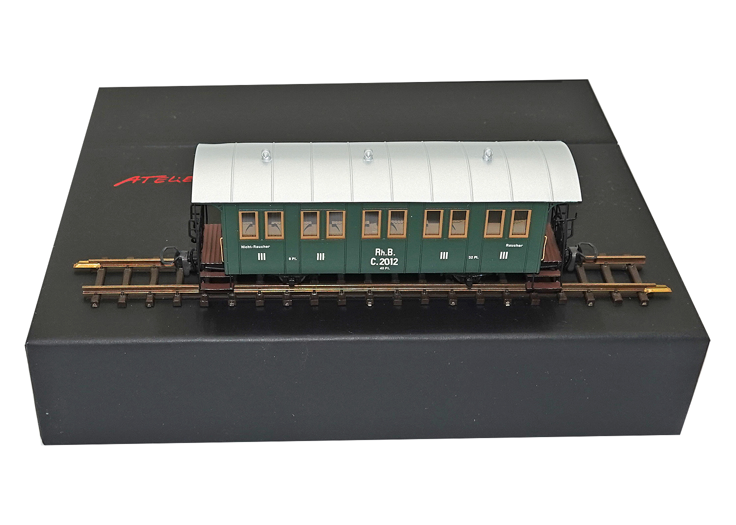 Modellbau-Atelier C2012 H0m RhB C 2012 Personen-Museumswagen 