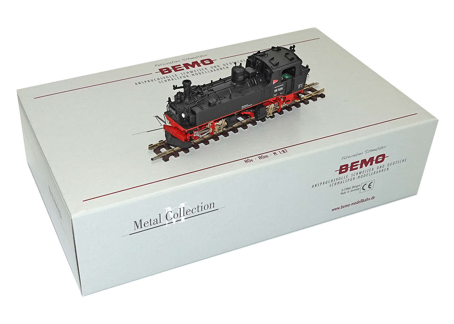 Bemo H0e 1016815 Dampflok DR 99 525 sächs.IVK Ep. III 