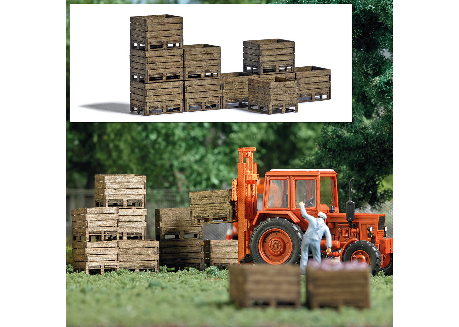 Busch 1980 Erntekisten-Set 