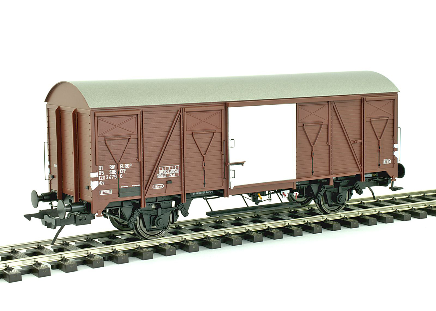 Lenz SBB Güterwagen K4 Stahldach Ep.4 braun  Lenz SBB Güterwagen K4 Stahldach Ep.4 braun