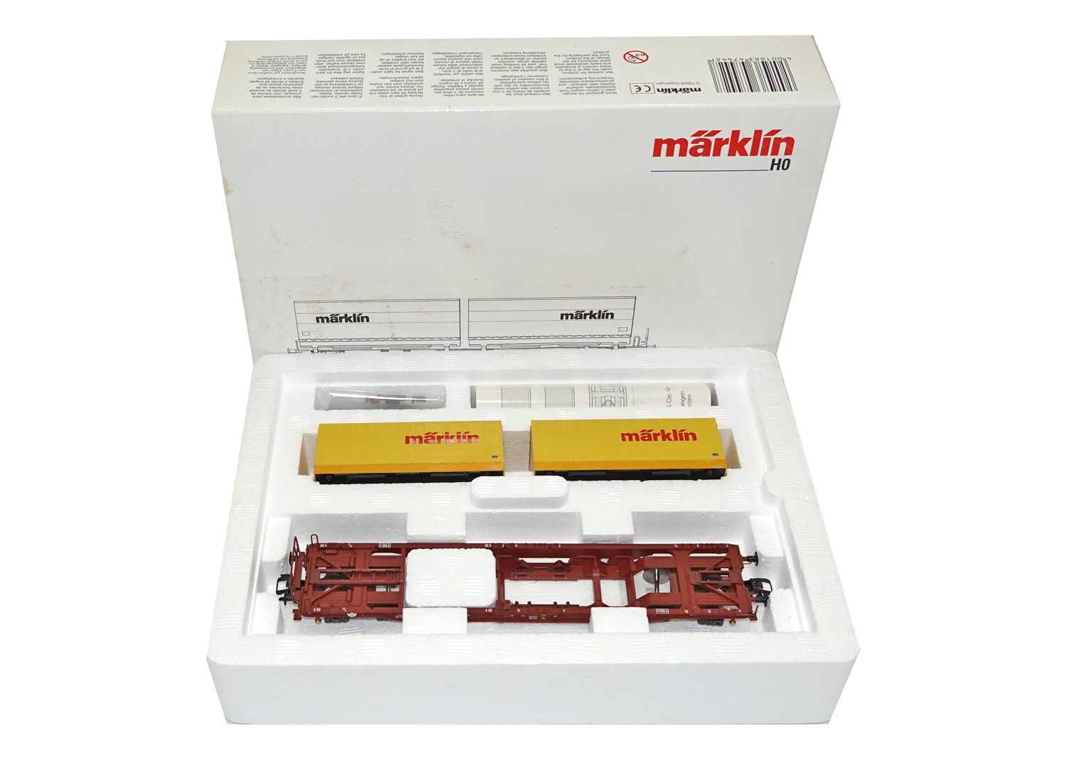 Märklin 47442 DB Taschenwagen mit Wechselaufbauten Märklin   Märklin 47442 DB Taschenwagen mit Wechselaufbauten Märklin
