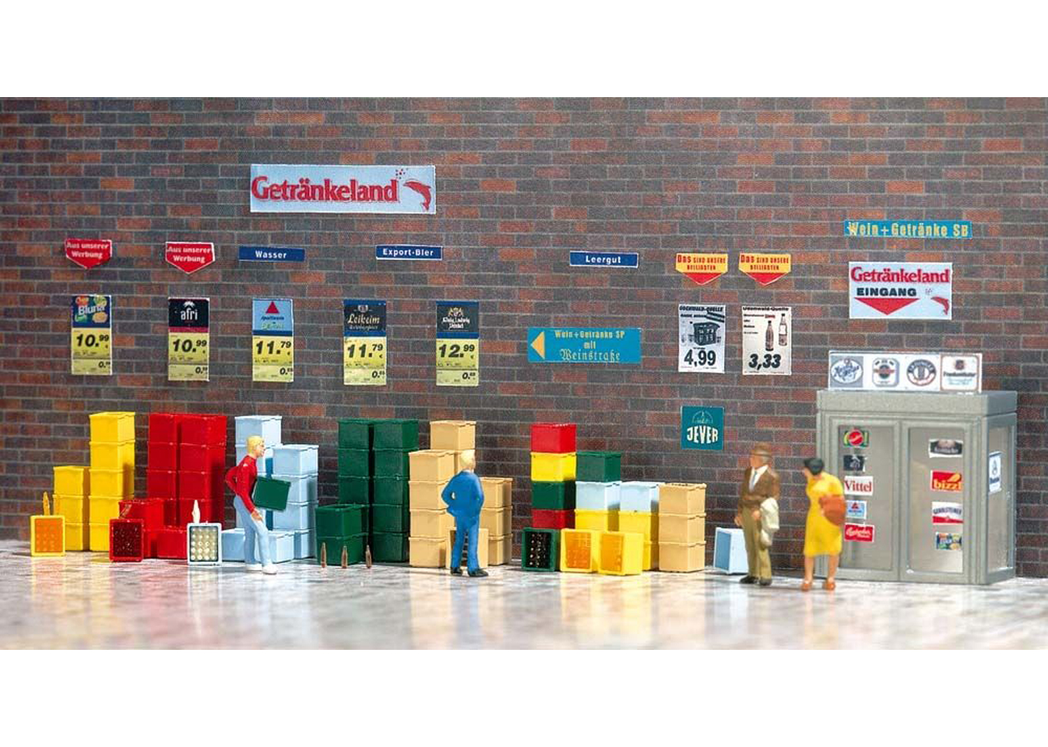 Busch 1134 Getränkekisten-Set  Busch 1134 Getränkekisten-Set