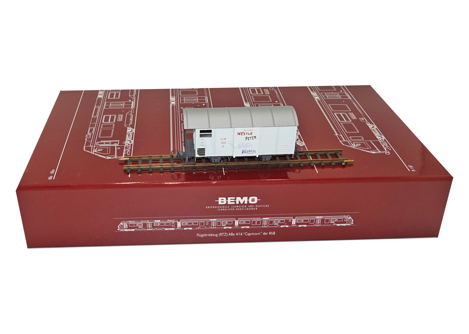 Bemo 2273603 GFM Güterwagen Nestle Cailler K3 653 