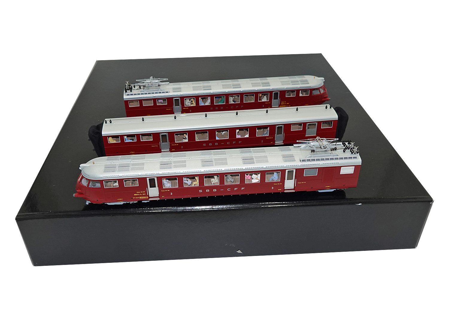 Hui RBCFe-691 SBB Tatzelwurm RBCFe 8/12 691 3-tlg. Ep llla DC 