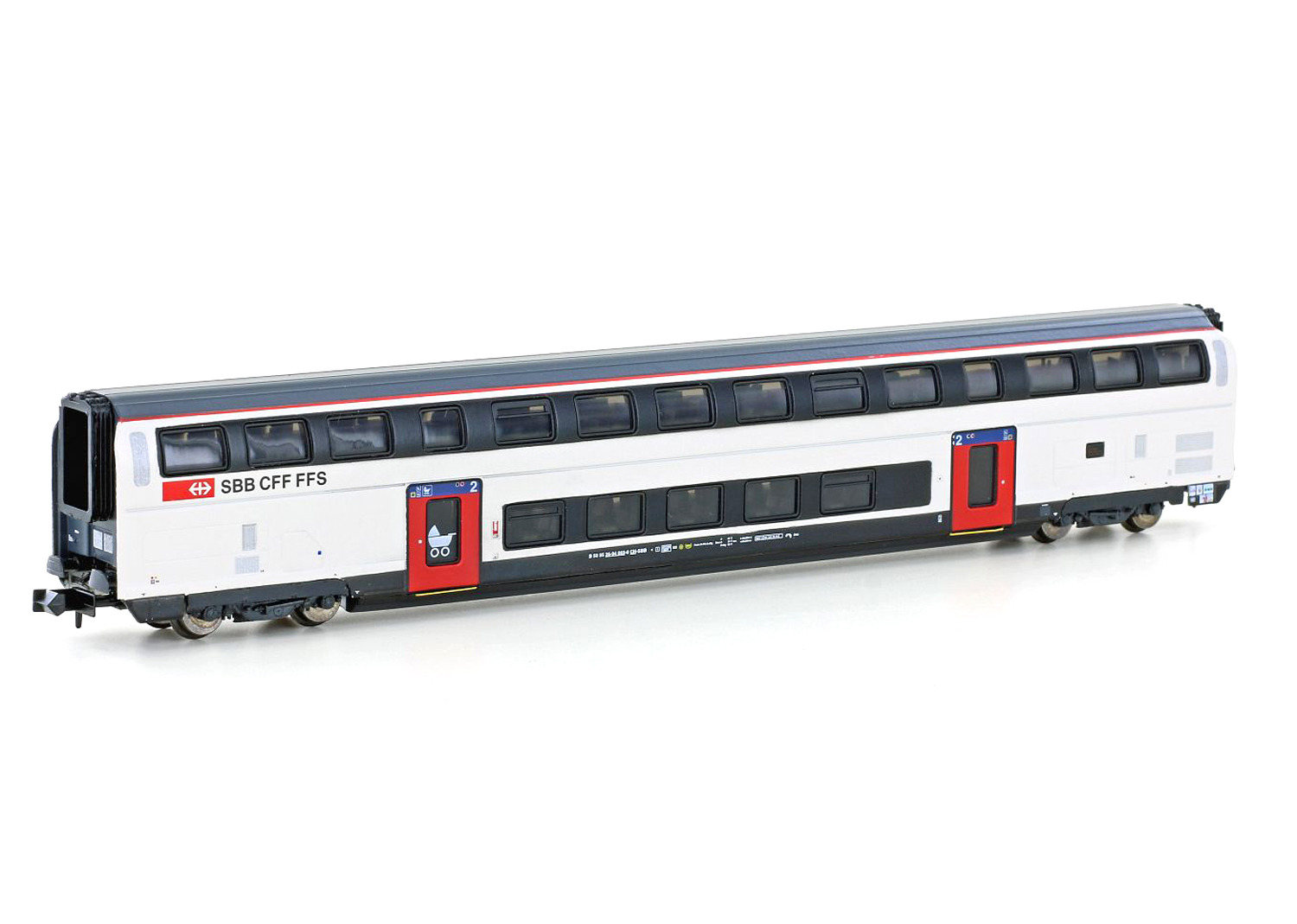 Hobbytrain 25125 SBB IC2020 Dosto Wagen 2.KL REFIT 